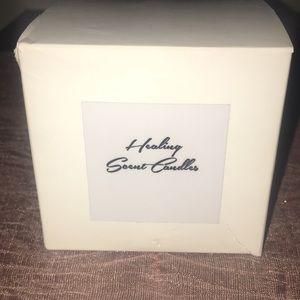 Aromatherapy soy candle infused with lavender to unwind.